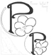 Flower Initial P