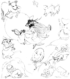 Mother Goose Wall Panel/Coverlet